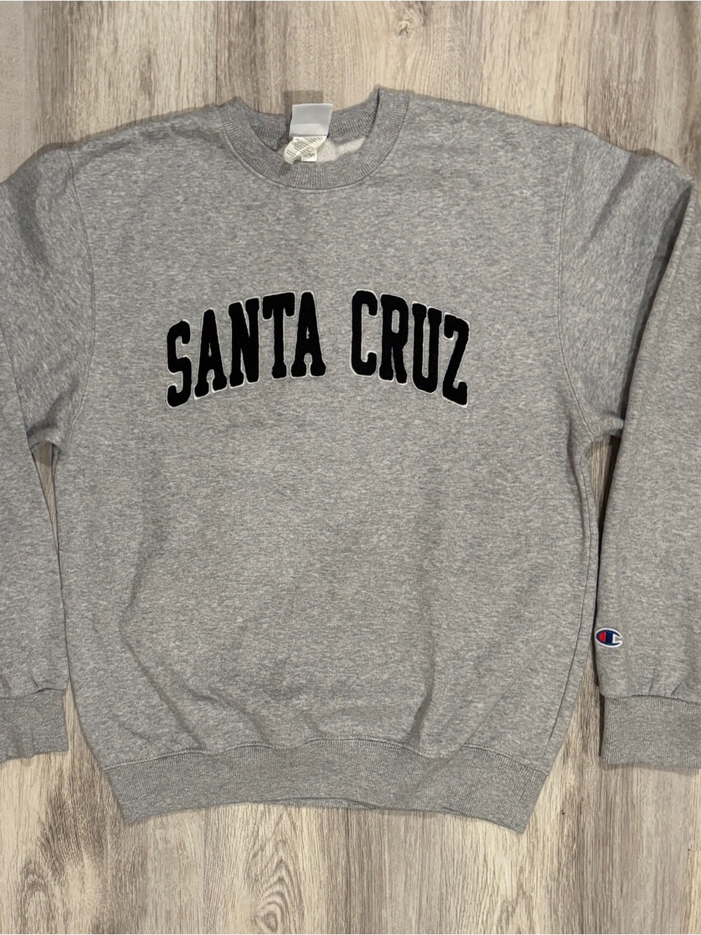 Champion Small Gray Sweatshirt - Grey Crewneck